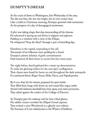 John Lithgow Instagram - “Dumpty’s Dream” from A Confederacy of Dumptys, published in October 2021, but worth re-reading today.