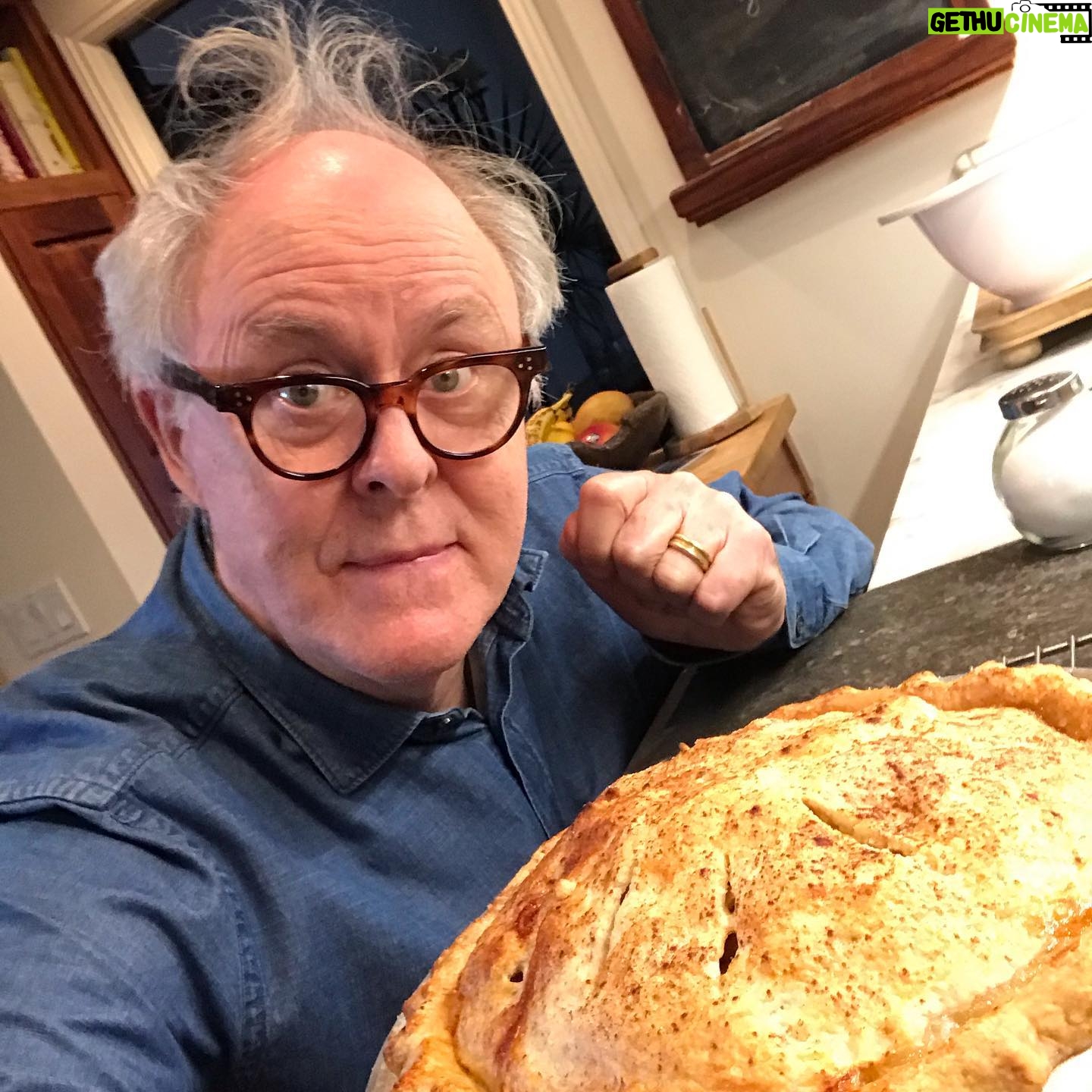 John Lithgow - 6.6K Likes - Baking in lockdown: fine pie, no haircut.