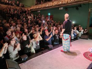 John Lydon Instagram - An emotional night in Newark on the last night of the tour. Stay strong. 
Thank you everyone for coming to the shows over the past few months. Haste ye back...
Pix by Andy Richardson © PiL Official Ltd 2024