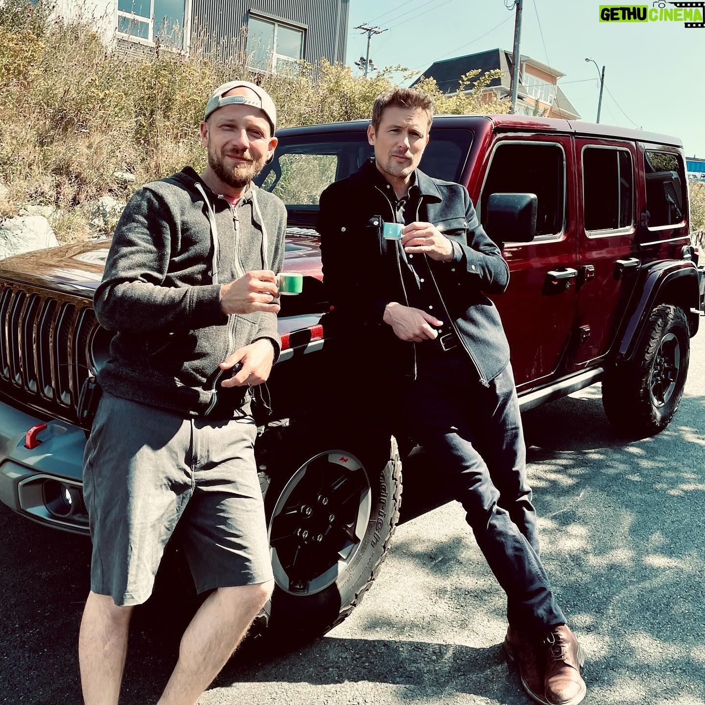 John Reardon - 4.5K Likes - @marcodoelle #morning #summer #hangouts #coffee #jeep #offroad #offroading #red #stjohns #newfoundland #stjohnsnl #espresso #cafe #outdoorcafe #sun #mycar #car #filming #tvset #onset #cinema #ontheroad #jackkerouac #roadtrip