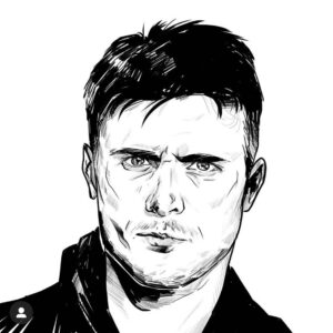John Reardon Instagram - Thanks @strykerxmen for this deadly artwork 🙏