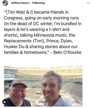 John Ross Bowie Instagram - Look, whatever you think about @timwalz’s politics, I think we can all agree: We have never been closer to getting an executive order that would have those early Hüsker Dü records remastered. 
Thanks to @willharrisinva for the heads up.
#somethingilearnedtoday