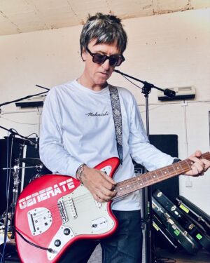 Johnny Marr Instagram - Generate pic by Alvin. #spiritpowertour24 #fenderguitars #fenderjaguar