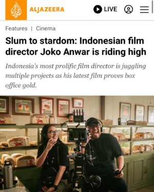 Joko Anwar Instagram - Perjalanan saya dari kecil nonton film lewat lubang angin di Medan sampai jadi sutradara ada di Al Jazeera.