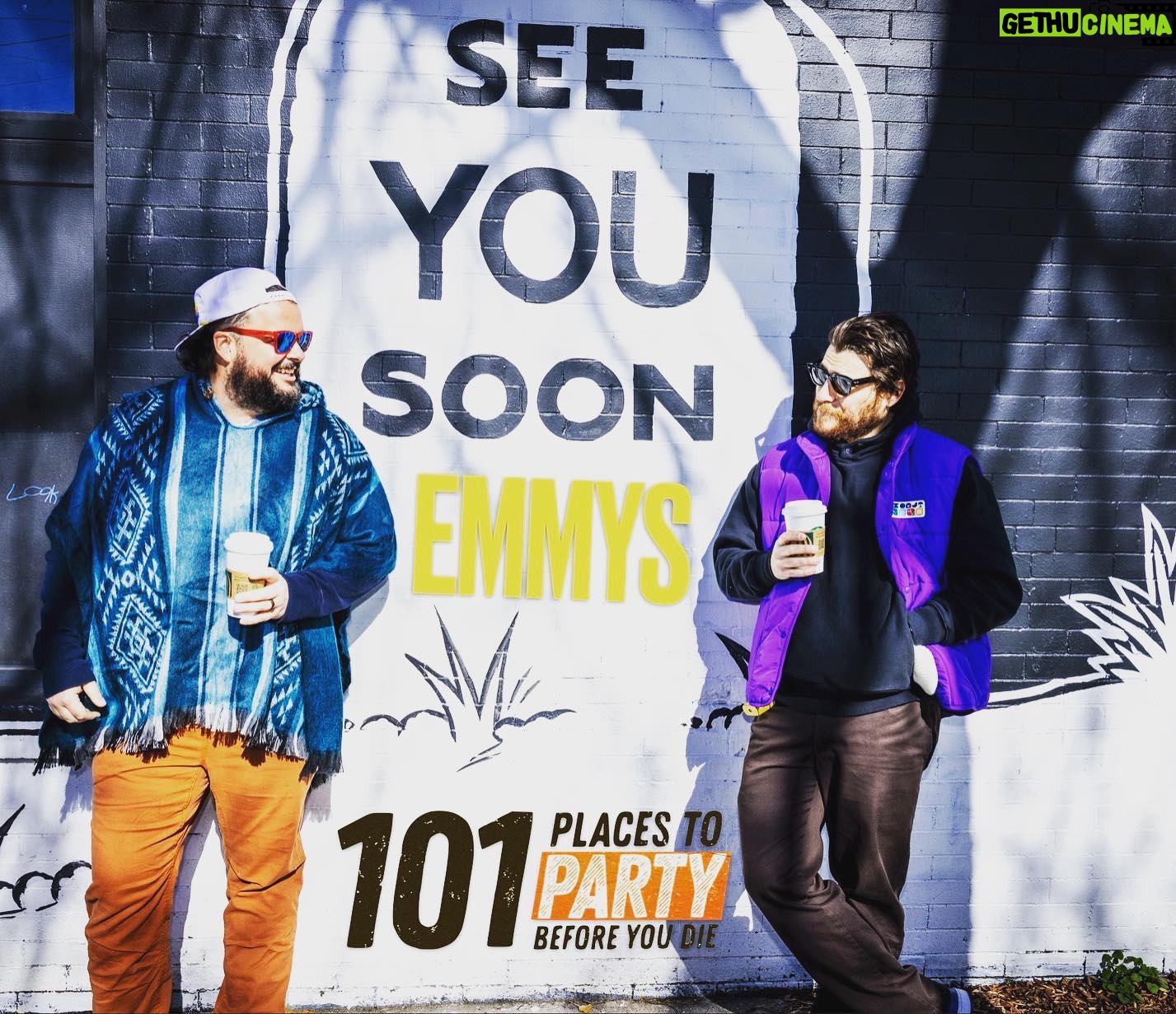 Jon Gabrus - 4.9K Likes - Television Academy Voters - if you haven’t seen our giant Emmy campaign it’s because whatever network this show gets streamed on essentially goes down the toilet within weeks so granted the execs are a little gun shy. However, making this show was one of the greatest creative experiences of my life and taught me a whole lot about things I was missing, and maybe it did the same for the people that watched it? Or maybe you just laughed cause of Liam Neeson being a pee pee pants. Either way. If you have a vote and have the time. #101placestopartybeforeyoudie #FYC