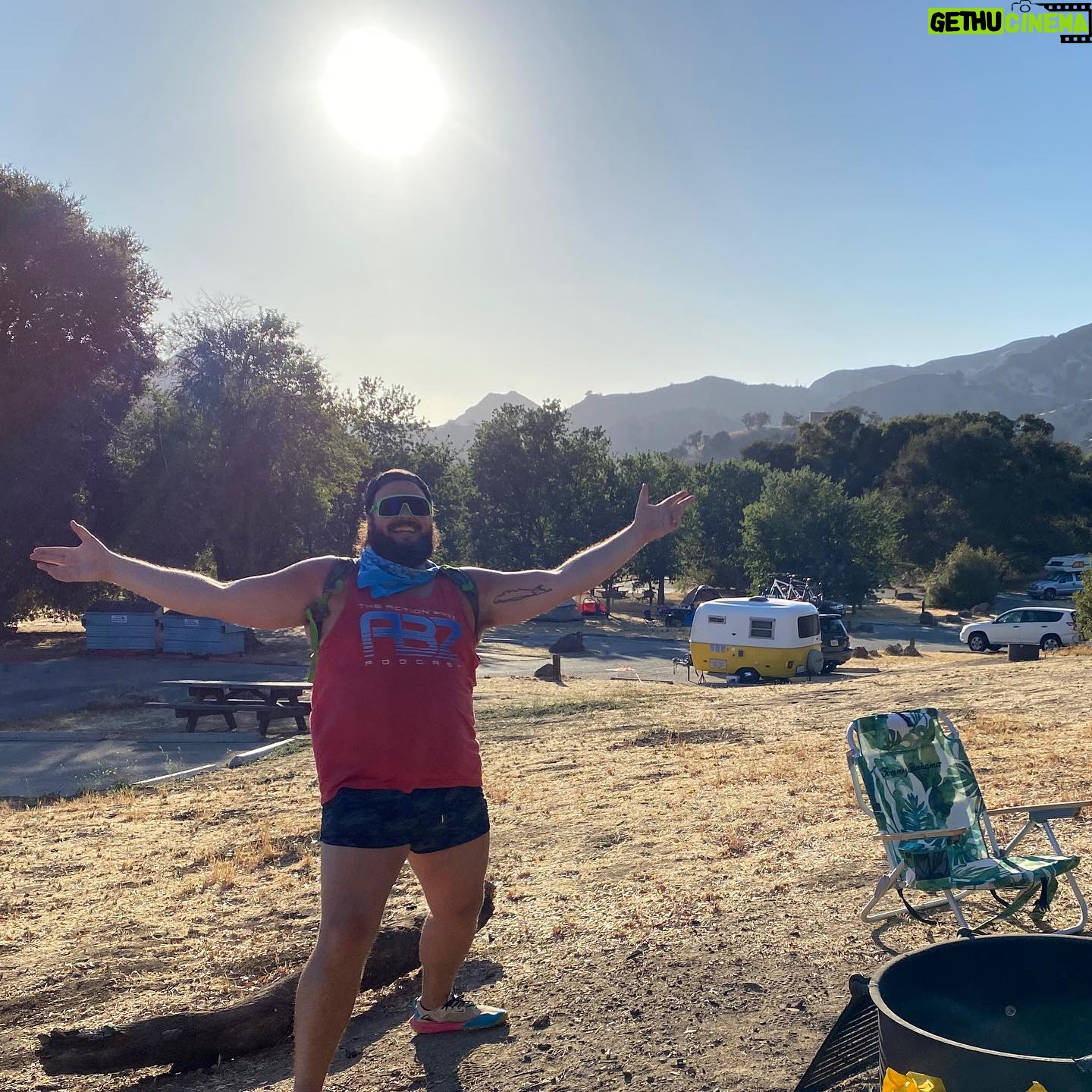 Jon Gabrus - 3.5K Likes - Camping is very new to me. I love it. #SkiesOutThighsOut