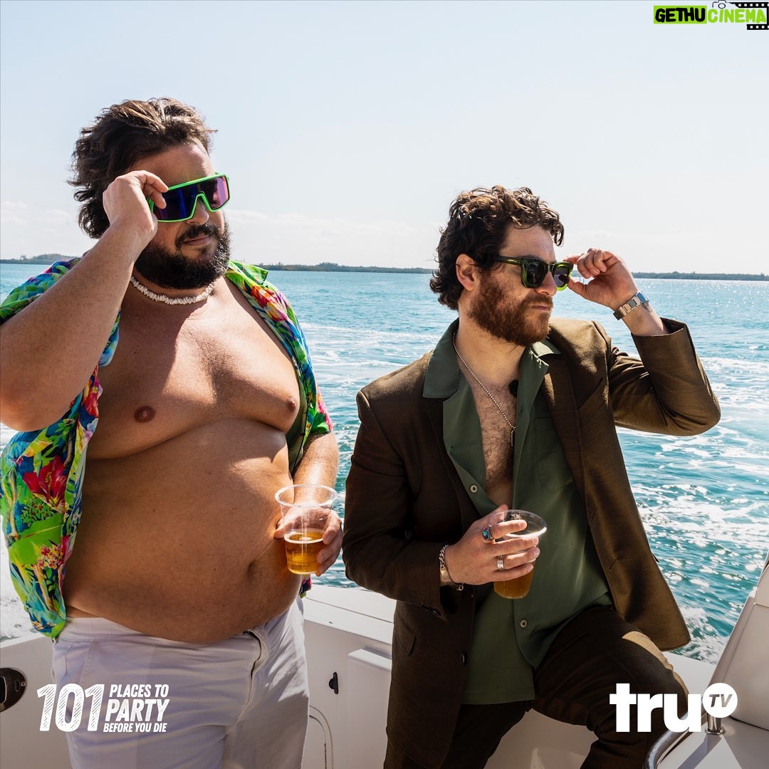 Jon Gabrus - 4K Likes - Crockett & Tubby are heading to MIAMI for this weeks episode of #101placestopartybeforeyoudie on @trutv Thursday at 1030.