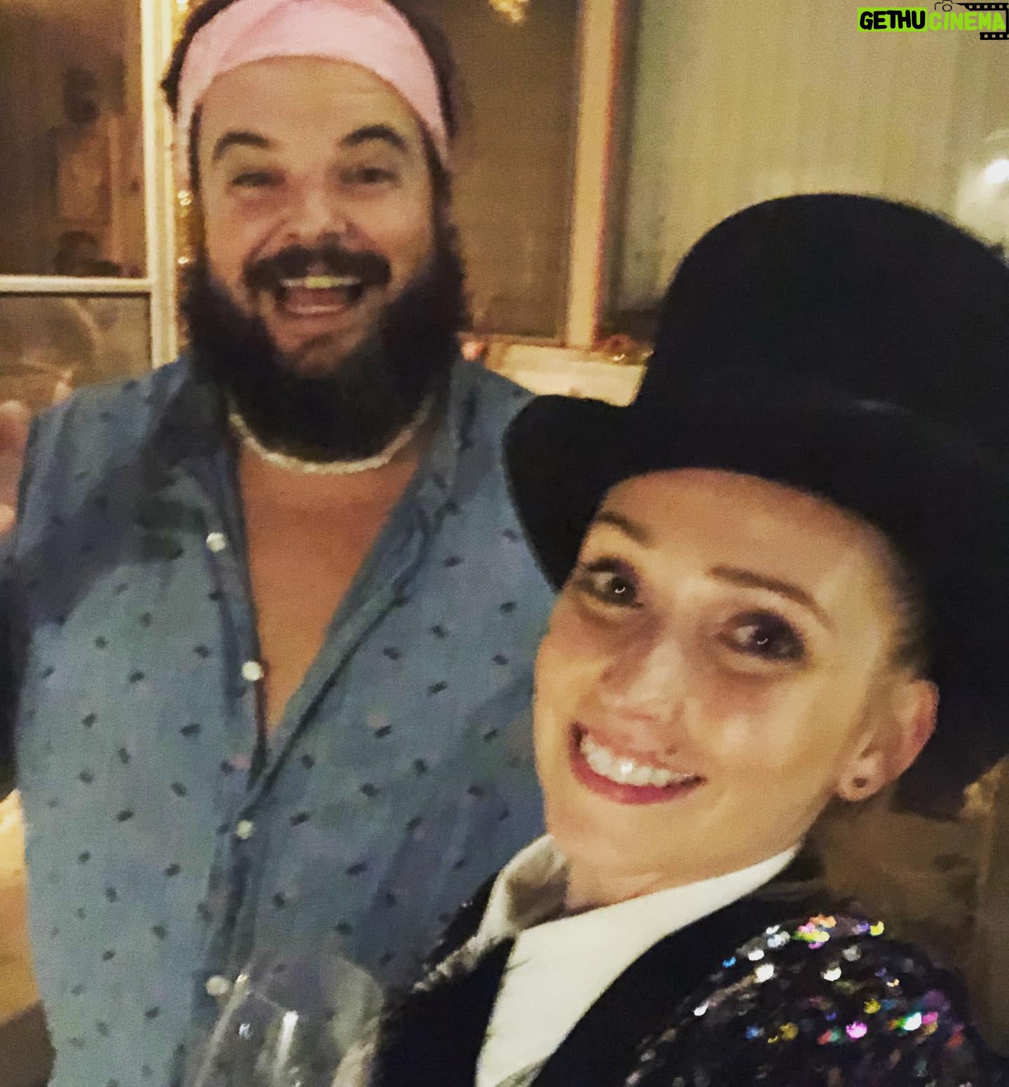 Jon Gabrus - 3.6K Likes - Happy New Years from your cool (wasted) Aunt and Uncle in LA