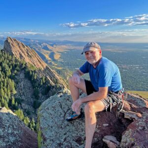 Jon Krakauer Instagram - Yesterday was the 65th birthday of my close friend and longtime climbing partner Dan Stone, who recently retired from a distinguished career as a hydro-geologist. He and I celebrated with a sunrise outing high over Boulder, the first time he’d been rock climbing since having shoulder replacement surgery 4 months ago, his 2nd shoulder replacement. He’s also had both knees replaced—a relatively small price to pay for a life of climbing, skiing, and trail running in spectacular mountains.