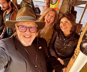 Jon Miller Instagram - SWIPE⬅️ Janine and I had a wonderful visit with our daughter Emilie the past several days. She lives in Italy now, so we don’t see her very often. She grew up in and around ballparks, so spent some booth time during the @sfgiants v @dodgers series. Rode a #cablecarsanfrancisco with us to a special #sfgiants banquet in the #venetianroom at the @fairmontsanfrancisco , walked to and from #oraclepark with us each day, and saw @therealbcraw35 when he joined us in the booth. #loveyou😘 #yayarea #citybythebay