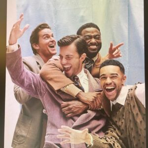 Jonathan Bailey Instagram - Three Emmy nominations for Fellow Travelers 🥛 🥛 🥛

Playing Tim Laughlin was the experience of a lifetime, and I will carry him with me always. For this experience to be recognized in this way, and alongside ultimate leader @mattbomer and the brilliant @ronnyswaner is truly beyond measure.

It is not lost on me that this sort of recognition is rare. I’ve grown up savouring the minimal queer television and film on offer whilst battling problematic media and societal criticism of queer life. I have loved so many award winning dramatic performances of gay characters but for Matt and I to be nominated together as gay actors feels like the sort of progress that would have made the world an easier place to grow up in. For that I am grateful and so unbelievably proud. Thank you to the TV Academy for this opportunity. 

This nomination represents the work of so many. It’s shared with Ron, Matt, Noah, Jelani, Allison, @robbierogers, @showtime, @paramountplus and the entire @fellowtravelerssho creative family. And ofcourse, with Tim and all the other angels who fought before us. ✨
