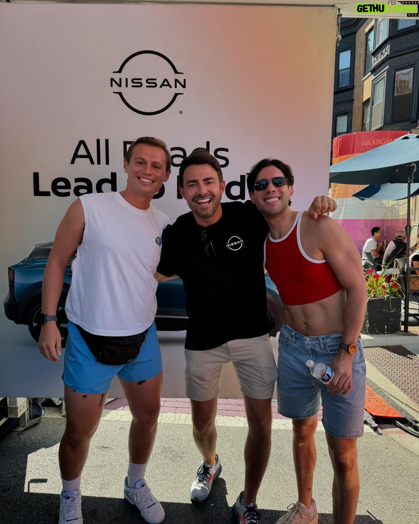 Jonathan Bennett - 10.1K Likes - Market Days Moments with @nissanusa today in Chicago. So proud to be a #NissanPartner because in a year where a lot of others put Pride in the backseat, Nissan has continuously shown up for our LGBTQ community, sponsoring events all year long, and truly showing yet again what it means to be #partnersofprogress. I had so much fun meeting you all today at our activation and at the Nissan Partners of Progress Stage. #Nissan #MarketDays