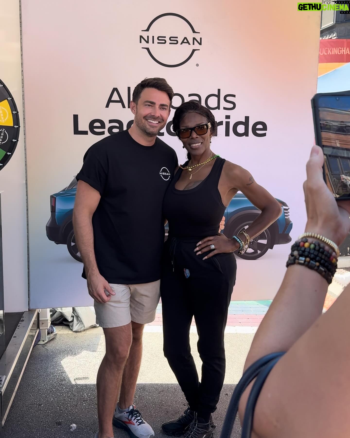 Jonathan Bennett - 10.1K Likes - Market Days Moments with @nissanusa today in Chicago. So proud to be a #NissanPartner because in a year where a lot of others put Pride in the backseat, Nissan has continuously shown up for our LGBTQ community, sponsoring events all year long, and truly showing yet again what it means to be #partnersofprogress. I had so much fun meeting you all today at our activation and at the Nissan Partners of Progress Stage. #Nissan #MarketDays