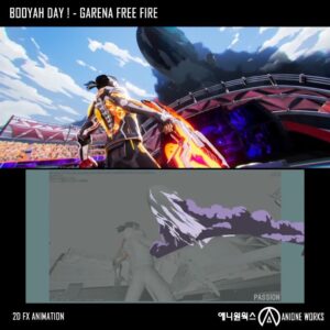 Jonghyun Jungboix Instagram - Our 2DFX work for Garena FREE FIRE - BOOYAH DAY !

Collaboration with the amazing artist @michirubaudet
.
FX Animation by Anioneworks.inc
CG/Production : Passion pictures
Client : Garena
.
.
.
.
.
.
.
#anioneworks #cg #3d #freefire #garena #garenafreefire #garenabrasil  #garenaoficial #garenafreefireoficial  #animation #animator #anime #sakuga #cartoon #2danimation #2d #fx #effects #vfx #drawing #art #artist #character #anime #art #artist #drawing #color #rough #wind #fire #explosion #chase #fight
