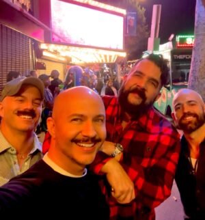 Jonny McGovern Instagram - It’s a lil early but gay summer fun has already begun 🌈💜💫🔥 #gaysummer  #gaybeard #gaybear #losangeles  #jonnyqmcgovern #dogsofinstagram