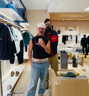 Jonny McGovern Instagram - It’s a lil early but gay summer fun has already begun 🌈💜💫🔥 #gaysummer  #gaybeard #gaybear #losangeles  #jonnyqmcgovern #dogsofinstagram