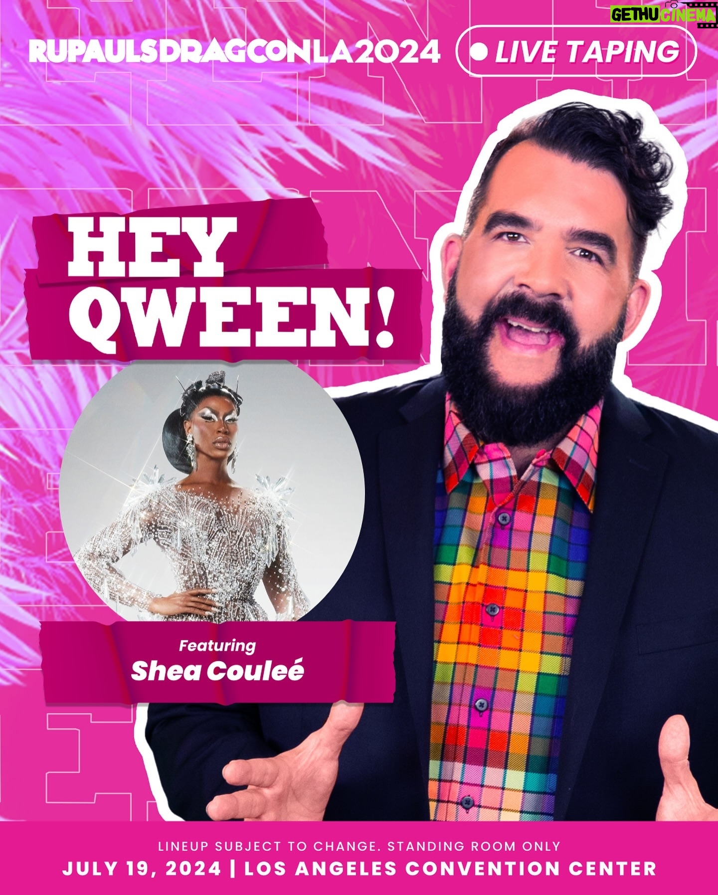 Jonny McGovern - 847 Likes - It’s time to spill the TEA! ☕️ Hey Qween!, hosted by @jonnymcgovernisyourdaddy, will film SIX live tapings at #DragCon LA, starring @missenvyperu, @jimbothedragclown, @kitamean, @misslalari, @lalolitabanana, and @sheacoulee
All tapings will be open on a first-come, first-serve basis to all attendees of @rupaulsdragcon LA - the largest gathering of #DragRace queens in the WORLD! 🌴 Premiering exclusively on @wowpresentsplus later this year
🎟️ #DragCon LA tickets on sale at rupaulsdragcon.com
🗓️ July 19 & 20
📍 L.A. Convention Center