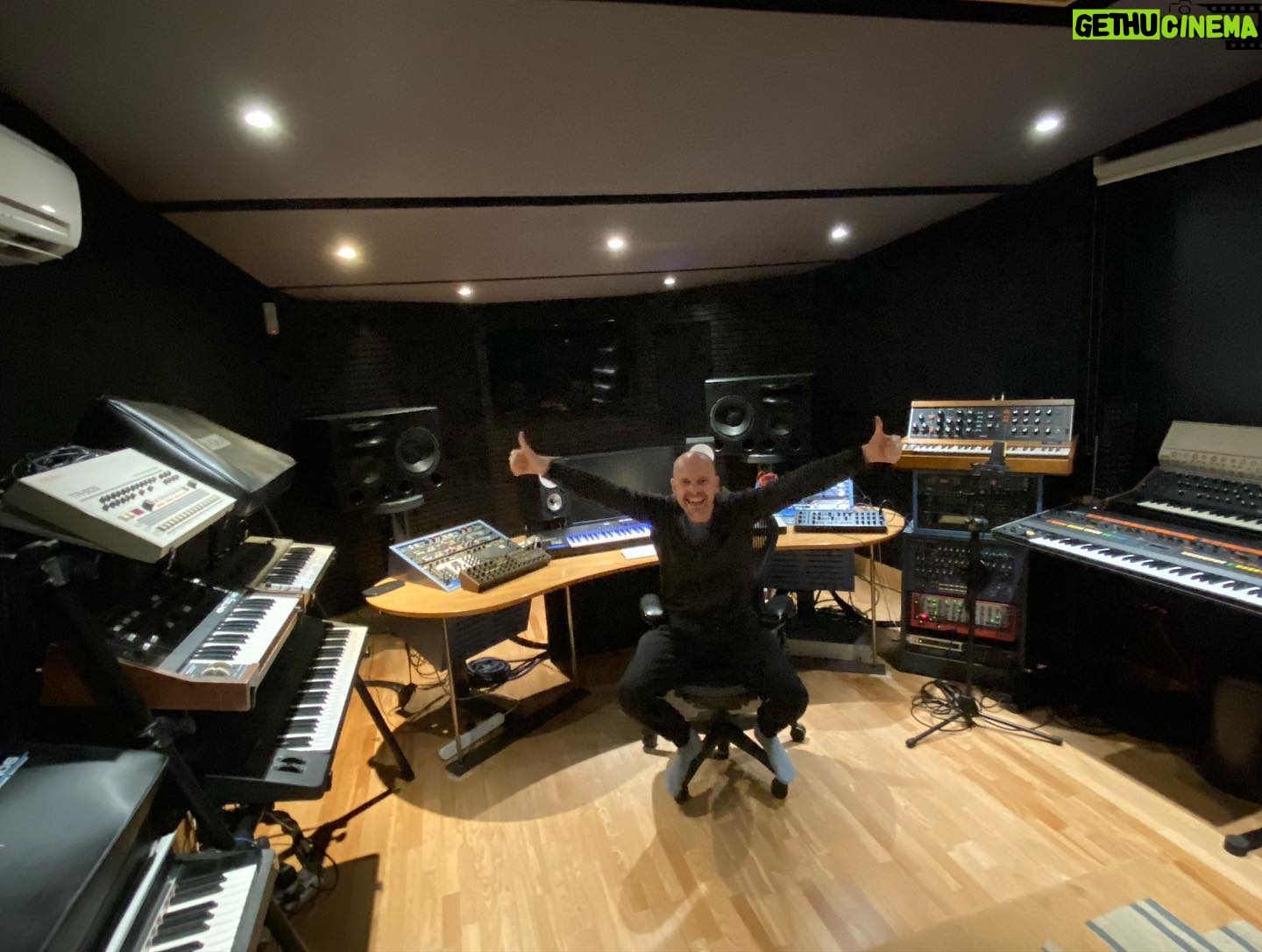 Jono Grant - 3.4K Likes - Finally got round to a bit of a cleanup in the studio #stillawaytogo #studioporn #synthporn #jupiter8 #joy #aboveandbeyond #recordingstudio