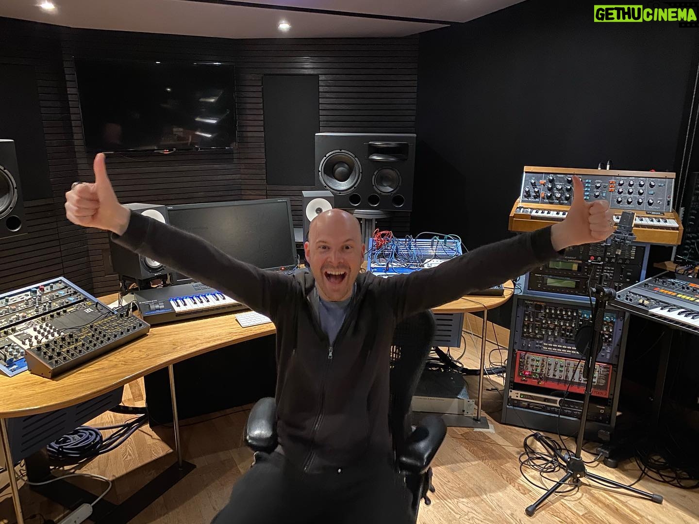 Jono Grant - 3.4K Likes - Finally got round to a bit of a cleanup in the studio #stillawaytogo #studioporn #synthporn #jupiter8 #joy #aboveandbeyond #recordingstudio