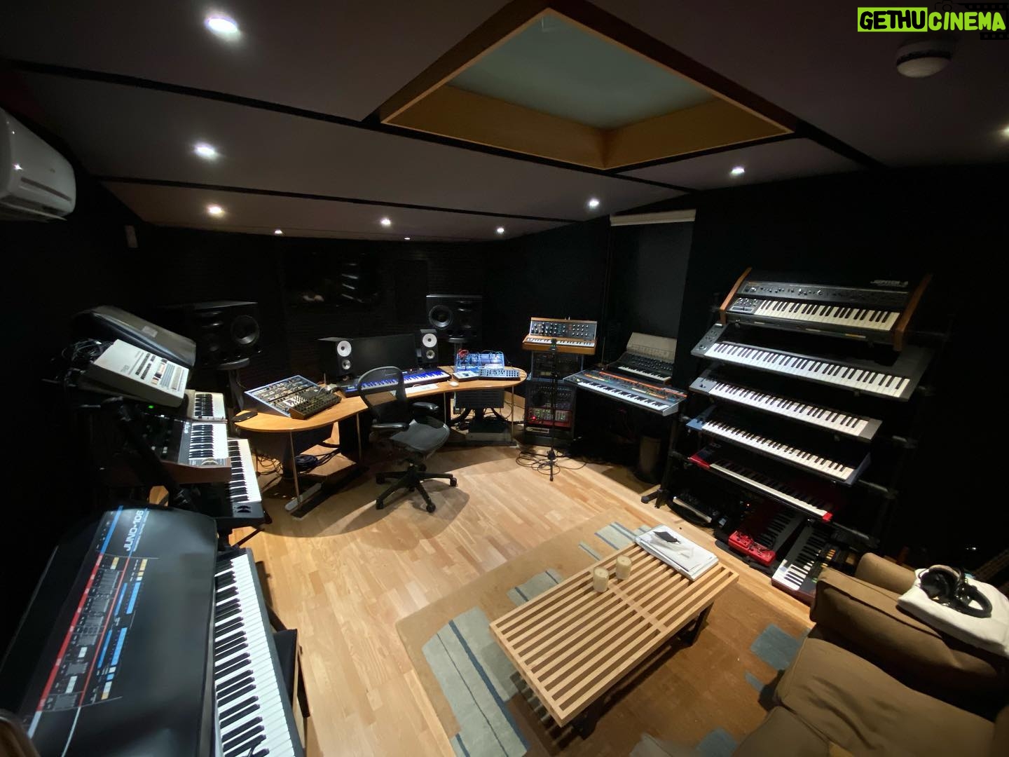 Jono Grant - 3.4K Likes - Finally got round to a bit of a cleanup in the studio #stillawaytogo #studioporn #synthporn #jupiter8 #joy #aboveandbeyond #recordingstudio