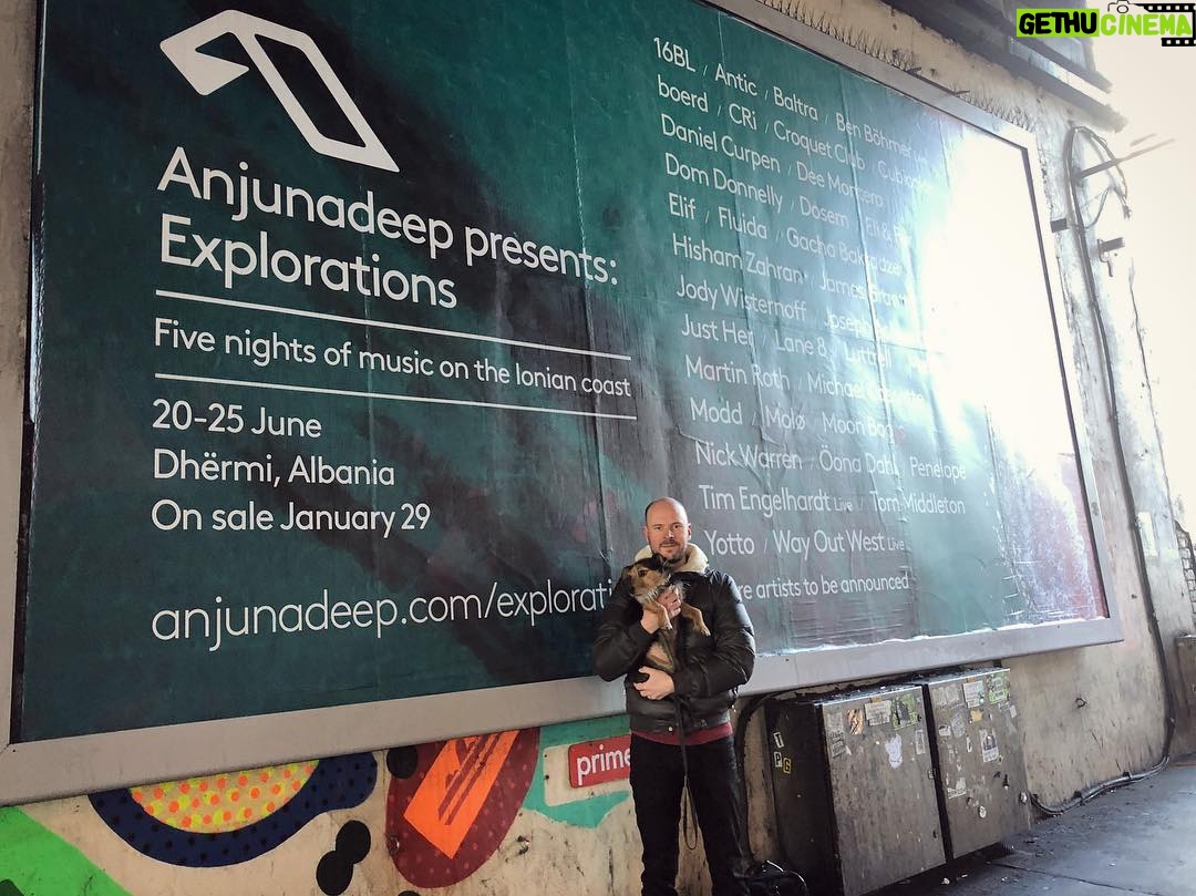Jono Grant - 2K Likes - Here’s a photo of @anjunabitsy and I standing in front of a billboard for a festival neither of us are performing at.