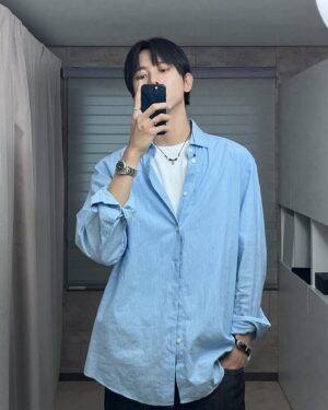 Joo Woo-jae Instagram - 실내녹화가 많았던 주
냉방병안걸려 룩