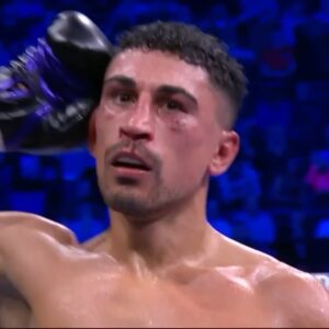 Jordan Gill Instagram - On the Charge 📈 @itsjordangill 

Looking to move a step closer to a shot at the World Title on Apr 13 💭👑 

#GillBarrett | @daznboxing