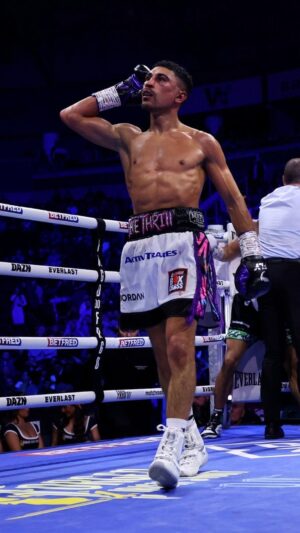 Jordan Gill Instagram - Gill vs Barrett 
April 13th 
📍Manchester Arena
Live on @daznboxing