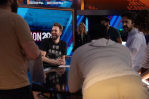 Jordan Klepper Instagram - BTS from last nights LIVE show

@pbsthephotographer
