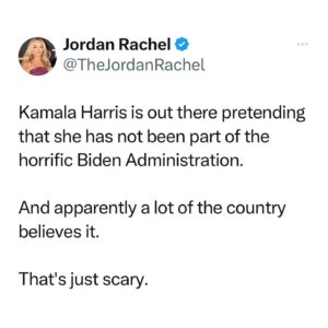 Jordan Rachel Instagram - Her policies are the *exact same* as Joe. Earth to America!