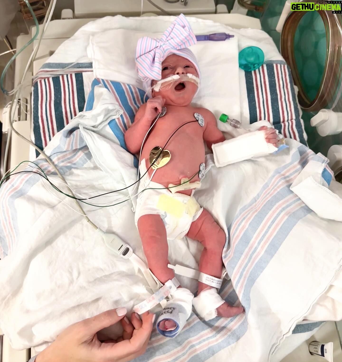 Jordi Vilasuso - 11.4K Likes - It is with overwhelming joy and the fullest of hearts that we welcome the answer to our prayers, our sweet Lucy Noelle. 💕 We have been waiting so long for you, little girl. ‘You are something between a dream and a miracle.’
Thank you, beautiful friends and family, for the part you have played in this chapter. I wish I could say that it was a purely faith filled journey from our first loss until today, but the God’s honest truth is that knowing you were holding our family in your prayers was often what got us through. I know I’ve said it before, but we are truly forever grateful.
And to anyone who sees these pictures and feels an ounce of hurt for your own hearts dream- please know that I will never not think about you as I post. I truly never thought this day would come- as evidenced by my complete lack of preparation for this little bundle.. I literally had not bought a thing. But this little girl in my arms is proof that God’s promises are greater than our fears, no matter how big those fears are. I see you, I have been you, I am praying for you. Hold onto your hope. 🙏🏻
We love each of you to the 🌙 .. and also, Riley and Evie are the best big sisters on the planet. ☺️💕