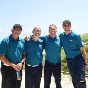 Jorge Gabriel Instagram - Final nacional na praia del rey rumo à Haikou na China.
#audi
#golfconcept
#obidos 
#praiadelrey 
#wcgcportugal 
#bacanasangria