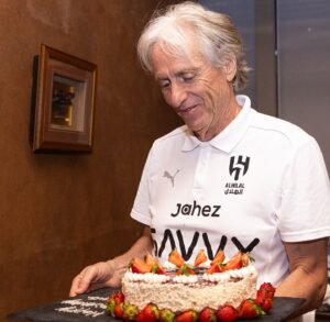 Jorge Jesus Instagram - The squad is celebrating the birthday of “Jesus” 💙
 
Happy birthday Mister 🎂 

#AlHilal