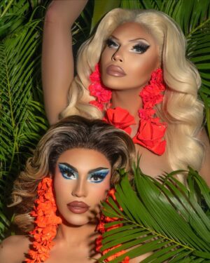 Jorgeous Instagram - TROPICAL #PERRAS! 🌺🌾🌿 

@jorgeous_1  x @thealyssahunter 
What a pleasure to have had you in my island. 🥰🇵🇷 
I Love You Sister! ❤️🫶🏼🇲🇽

📸: @dmvrtinez.jpg 
🌷: @fabiandelafuentes 
💇🏼‍♀️: @draglabwigs (Alyssa) 
📍: Puerto Rico 

#RupaulsDragRace #Season14 #Tropical #Latinas #PuertoRico #Mexico #Sisters #DragRace #Mug #amazonianforest