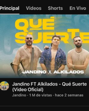 José Andrés Chiluiza Calderón Instagram - “Que suerte” lo que está pasando🍀🔥💛 #Alkilados #Jandino #quesuerte
