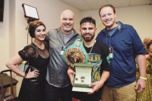 Jose Ramirez Instagram - I have dedicated my self to use my platform to give back to the community and to the people. Well, last Night i was blessed by an amazing family at @fresnocoinca who got behind me for this fight and gave me a brand new @rolex #Submariner as a gift. I appreciate the Foster family for believing in me and getting behind me. I will Cherish  and preserve this watch and pass it on one day to Matteo. Go check out @fresnocoinca to see all the amazing stuff they have. I will also be making a meet and greet at one of their locations later this month, so stay tune. 
#TeamRamirez #blessingsonblessings #GodIsGreat #ChampStatus #559