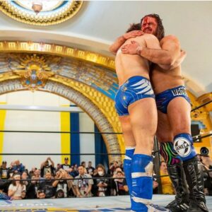 Joseph Janela Instagram - Lots of blood, sweat and kicks 7 nights ago to get to that hug in the first picture.. 

Nobody will ever forget! ✨
📸: @allelbows @gamechangerwrestling 
#JanelavsIbushi #jjsb7 #GCW #losangeles