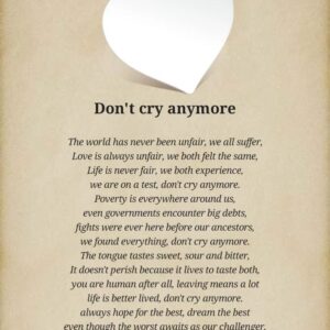 Josephs Quartzy Instagram - These few Poems found on the first chapter of "The Sweetest Song I know" book by me, were composed special for friends encountering "Mental Health" problems in their lives, we all do. We let those sink in!