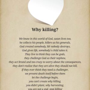 Josephs Quartzy Instagram - These few Poems found on the first chapter of "The Sweetest Song I know" book by me, were composed special for friends encountering "Mental Health" problems in their lives, we all do. We let those sink in!