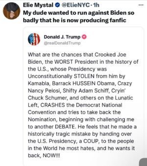 Joy Reid Instagram - He’s sundowning, y’all…