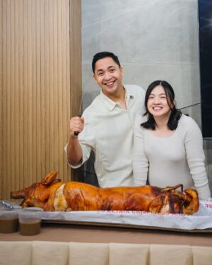 Joyce Ching Instagram - Huge thank you to all our suppliers for making our baby shower fun and memorable! 🫶🏼

Venue: @fusion.space.ortigas
Official photos: @sweet.escape
Food and styling: Clementine Events and Catering
Giveaways: CB Scents perfume bar (facebook)
Mini donuts: @lilorbitscartrent
Lechon: @drels_lechon
Pika-pika: @hotdish.ph
Piñata: @pnatasph