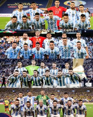 Juan Pablo Sorín Instagram - BiCampeones @copaamerica 
Campeones Del Mundo @fifaworldcup 
Campeones Finalíssima 
Gracias Muchachos Son Eternos 🇦🇷❤️✊🏾
⭐️⭐️⭐️
Qué locura hermosa! 
Gracias Infinitas ! 
@afaseleccion 
#orgulloargento siempre querer más, siempre exigirse más, nunca conformarse ni darse por vencido ! 
Humildad solidaridad unión presión ambición juego identidad calidad talento y mucha garra ! 
Que Equipazos durante esta EraScaloni inolvidable ! Todos los jugadores, CT, colaboradores, toda la gente del predio de AFA que laburo sensacional 🎩😀