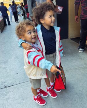 Jude Demorest Instagram - FIRST DAY OF SCHOOL. We have a kindergartener! Like… a real kid 😭 and a Pre-K baby boy! can you tell the extrovert and the introvert?? lollll my BABIES. I’m nottttt alright.

for the believers: i prayed the longest prayer of protection over them today and we made sure we put on that armor! please join me in praying for all our babies in this country, in this time. God cover them! assign angels to the doors of their classrooms. direct their teacher’s hearts and minds like you do water! nothing but blessings will prosper coming toward our children. in Jesus name! Amen. (touch and agree saints 😉) 

Love yall! and if you’re sending your babies off right now, i FEEL you!