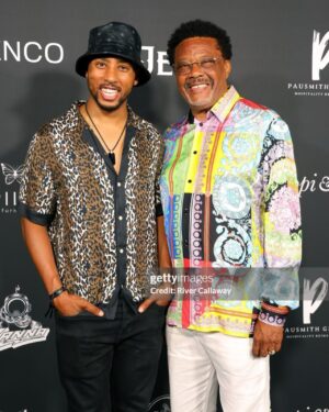 Judge Greg Mathis Instagram - Greg Jr. and I recently attended an event for the Relaunch of “Whoopi and Maya.”