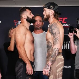 Julian Marquez Instagram - Hard parts over, now it’s time for some fun! 🤩 

One of the easiest weight cuts I’ve ever had thanks to @customprovisions_az for doing all the meal prep following the advice of @tylermintonnutrition
And thank you to the crew at @themmalab for pushing me this camp. 

P.s
I actually was asleep before I weighed in as you can tell I’m still waking up 😂