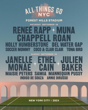 Julien Baker Instagram - Repost from @allthingsgo
•
ALL THINGS GO NYC 2024 ⛅️🗽

Presale for #ATGNYC begins this Thursday, 6/13 at 10AM ET. Sign up for Presale now to get early access to tickets at the lowest price possible. allthingsgofestival.com

General onsale starts Friday for any remaining tickets.