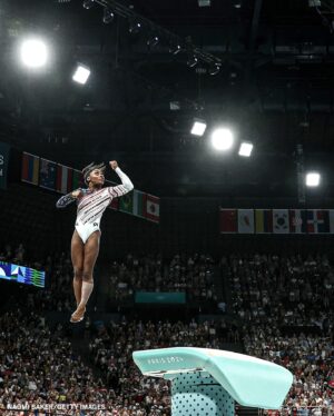 Jurnee Smollett Instagram - Queen Simone Biles - You are pure magic! Watching you and Team USA win gold at the Paris 2024 Olympics has been beyond inspiring. Thank you for showing us the power of perseverance and excellence, while making sure we have time for our mental health and some fun along the way. You make us all believe in our own potential.

Congratulations to the entire USA women’s gymnastics team for bringing home the gold. You’re an inspiration to us all!! 👑🥇✨ #SimoneBiles #TeamUSA #OlympicGold #Paris2024

📸 credits:
Photo on Slide 1 by Mike Egerton via Getty Images
Photos on Slides 3 - 6 by Naomi Baker via Getty Images
Top Photo on Slide 7 by Naomi Baker via Getty Images
Bottom Photo on Slide 8 by Patrick Smith via Getty Images