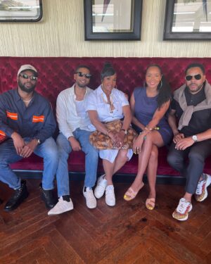 Jussie Smollett Instagram - Today we spent the afternoon toasting my friend and leading lady THEEEEE @MsVFox for her 60th bday. We are surrounded by Leos and this one is the Queen. Happiest of birthdays to you lady. The world is better to have you in it and I forever love you. Cheers. #VivicaAFox #LeoSeason #TheLostHolliday