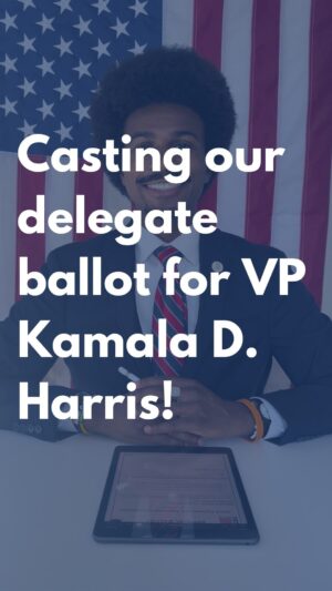 Justin J. Pearson Instagram - Let’s sign the official delegate ballot to nominate Vice President Kamala D. Harris as our 2024 Democratic Nominee for President of the United States together! ￼￼￼#HarrisforPresident #HarrisWalz 💙✍🏾🙌🏾