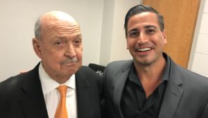 Justin Roberts Instagram - Over the years with “Mean” Gene Okerlund, one of a kind ❤️